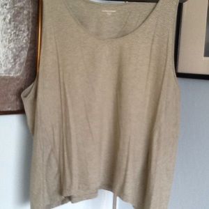 BEAUTIFUL EILEEN FISHER TUNIC LIKE SLEEVELESS TOP